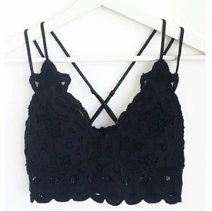 Black Lace Bralette NWT